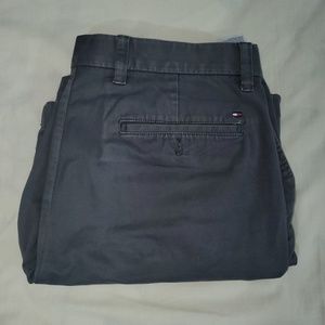 TOMMY HILFIGER Gray cotton Flat Front Short